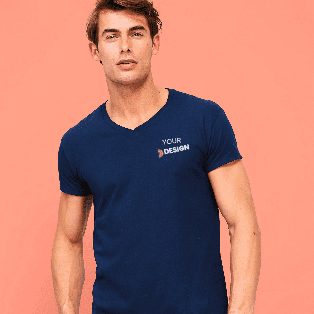 V-hals Shirt: Imperial Men