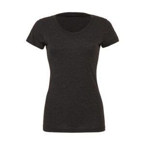 Bella Canvas Triblend Crew Neck T-Shirt Woman Charcoal-Black Triblend (Heather) XL