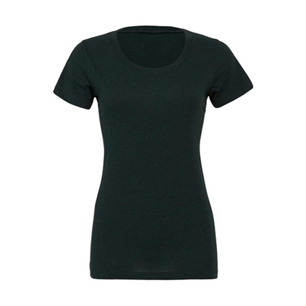 Bella Canvas Triblend Crew Neck T-Shirt Woman Emerald Triblend (Heather) XL