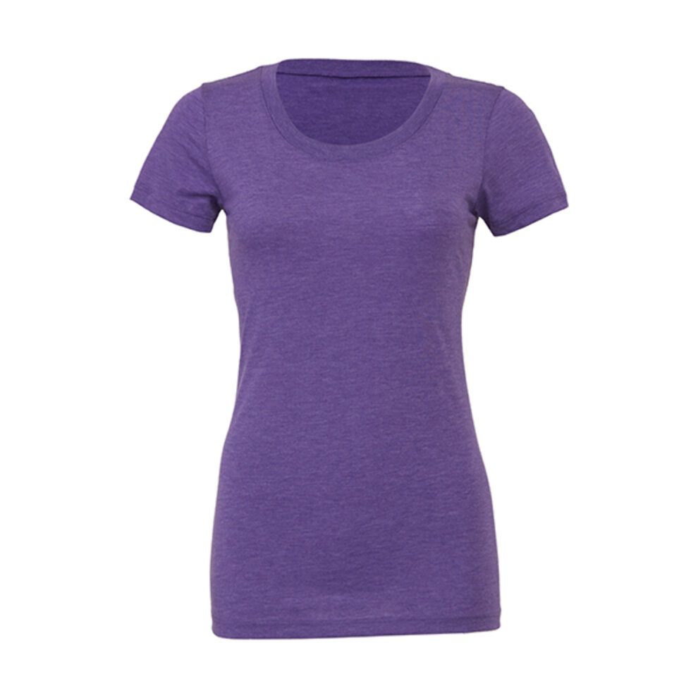 Bella Canvas Triblend Crew Neck T-Shirt Woman Purple Triblend (Heather) XL