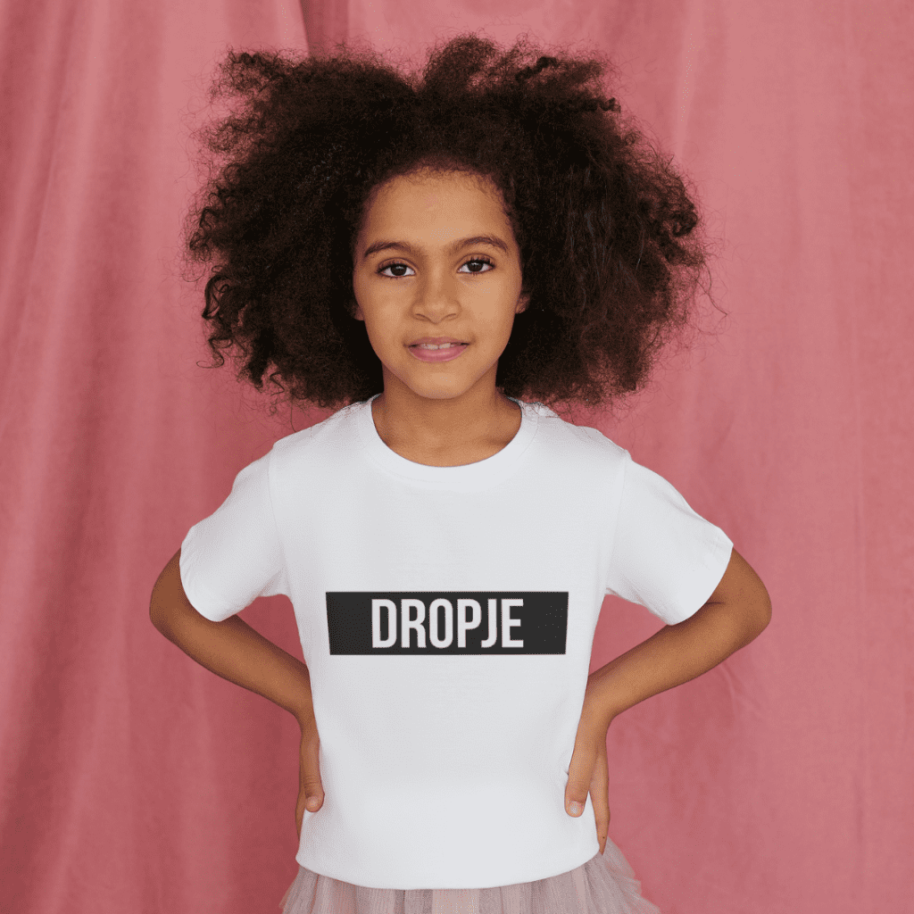 Shirt 'Dropje' bedrukking
