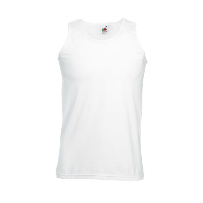 Fruit of the loom Valueweight Athletic Vest White 5XL