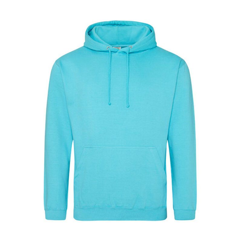 Just Hoods College Hoodie Turquoise Surf 3XL