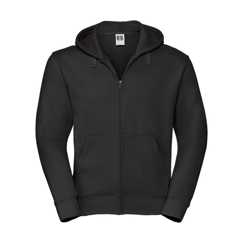 Russel Men's Authentic Zipped Hood Jacket Black 4XL