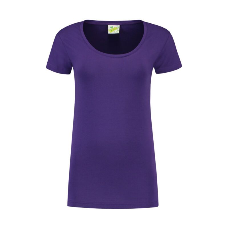 Lemon&Soda L&S T-shirt Crewneck cot/elast SS for her Purple XXL