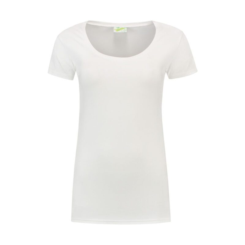 Lemon&Soda L&S T-shirt Crewneck cot/elast SS for her White XXL