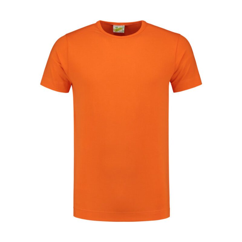 Lemon&Soda L&S T-shirt Crewneck cot/elast SS for him Orange 3XL