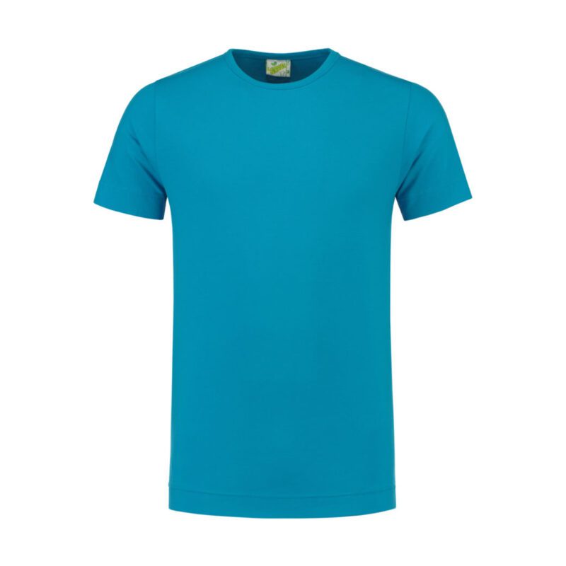 Lemon&Soda L&S T-shirt Crewneck cot/elast SS for him Turquoise 3XL