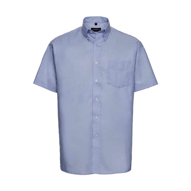 Russell Men's Shortsleeve Classic Oxford Shirt Oxford Blue 6XL