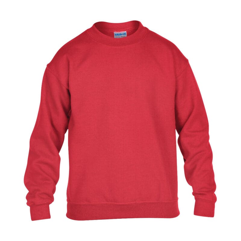 Gildan Sweater Crewneck HeavyBlend for kids Red XS