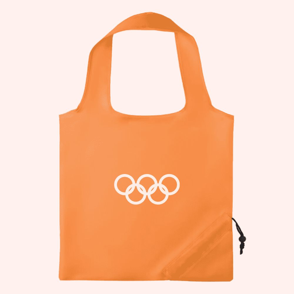 Opvouwbare polyester boodschappentas